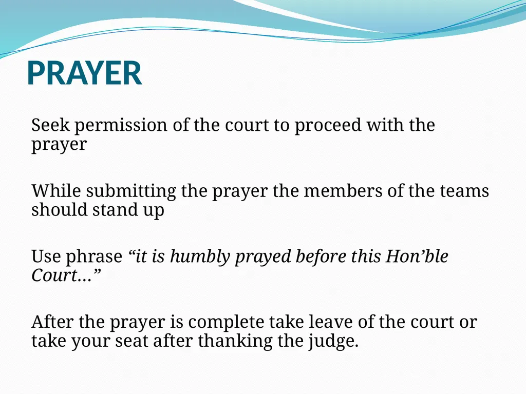 MOOT COURTS An Overview Oral Arguments An - slide 14 of 20
