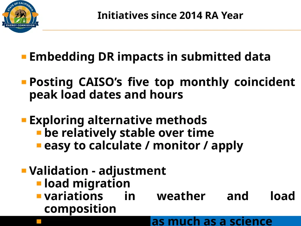 Resource Adequacy Coincident Adjustment Factor - slide 4 of 15
