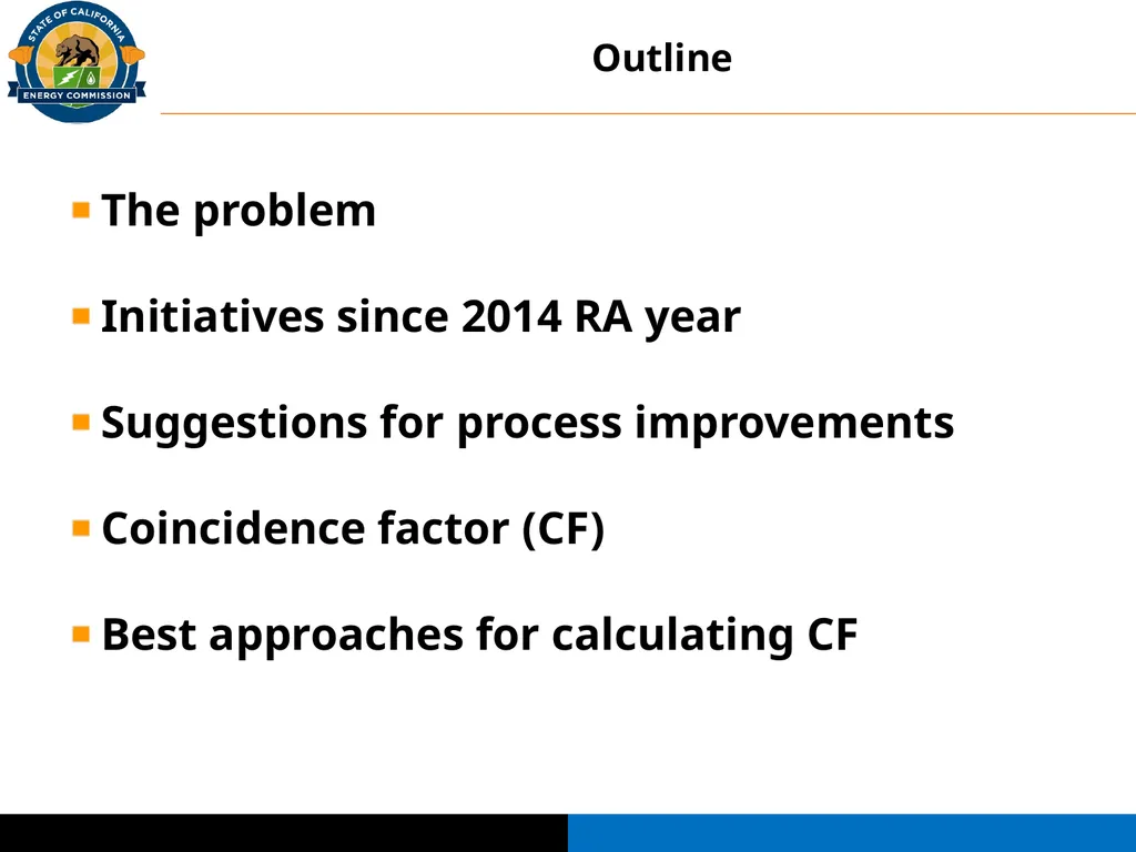 Resource Adequacy Coincident Adjustment Factor - slide 2 of 15