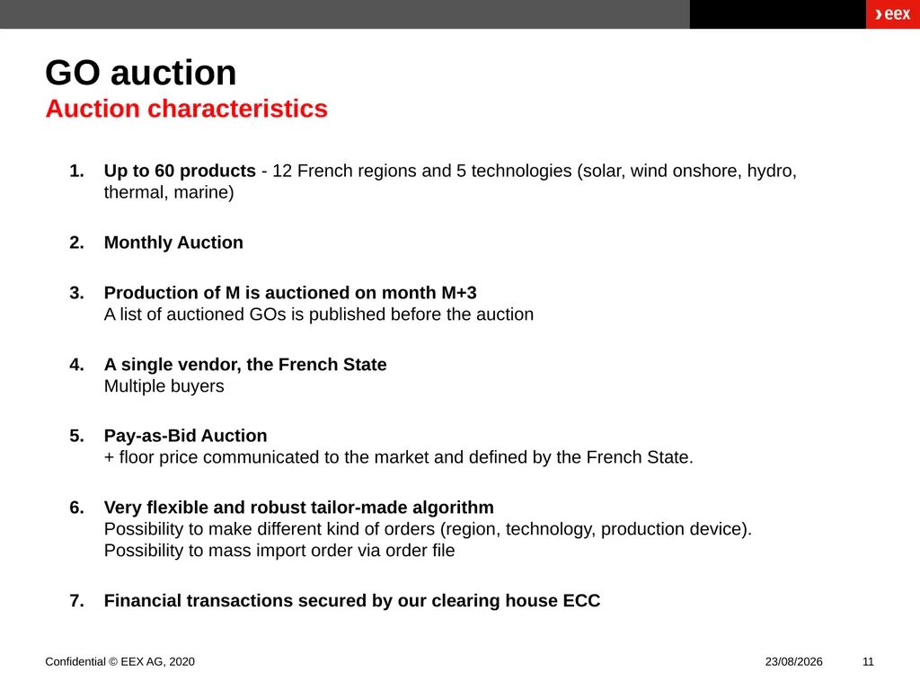 Guarantees of Origin Presentation Paris November - slide 11 of 17