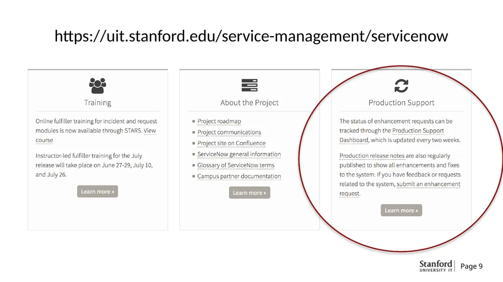 ServiceNow Implementation Project Campus - slide 9 of 13