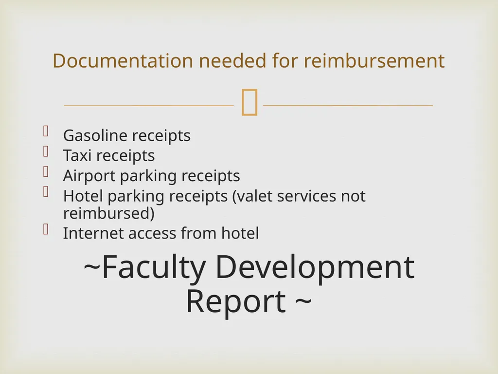 Faculty Development Travel Request/ODEOL Title III - slide 11 of 18