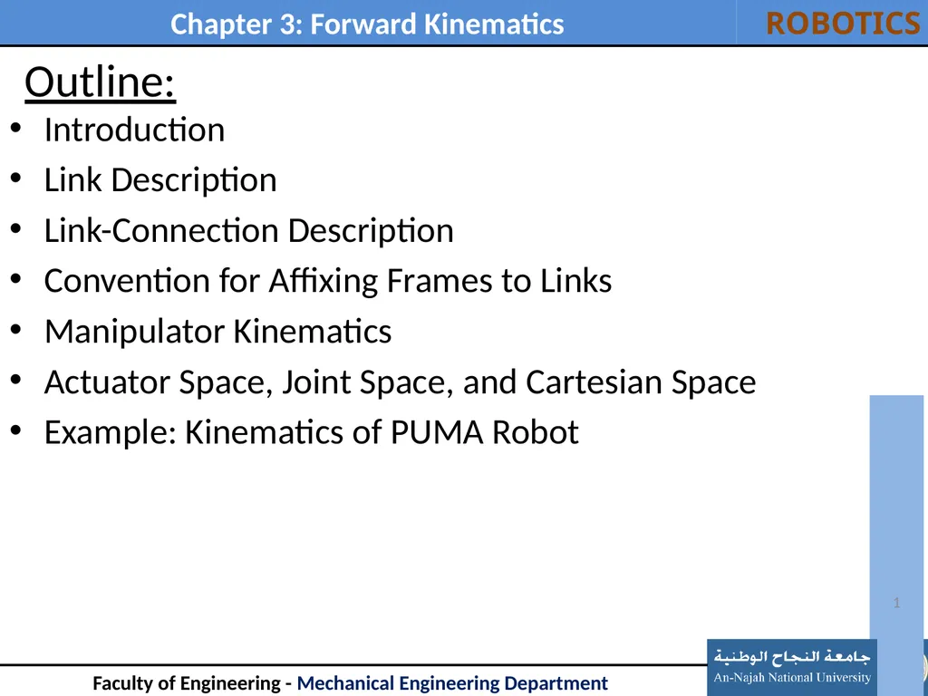 Outline: Introduction Link Description - slide 1 of 37