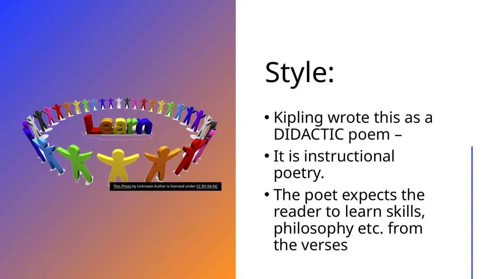 ‘If’ Rudyard Kipling The Poet: Joseph Rudyard - slide 14 of 18