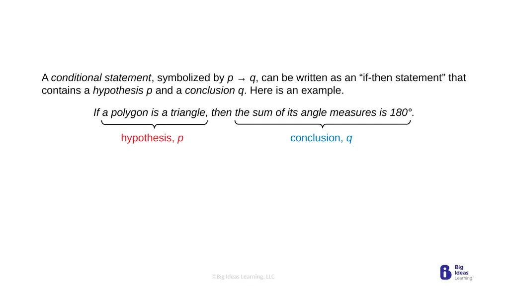 Lesson 2.1 Conditional Statements Learning Target: - slide 3 of 13
