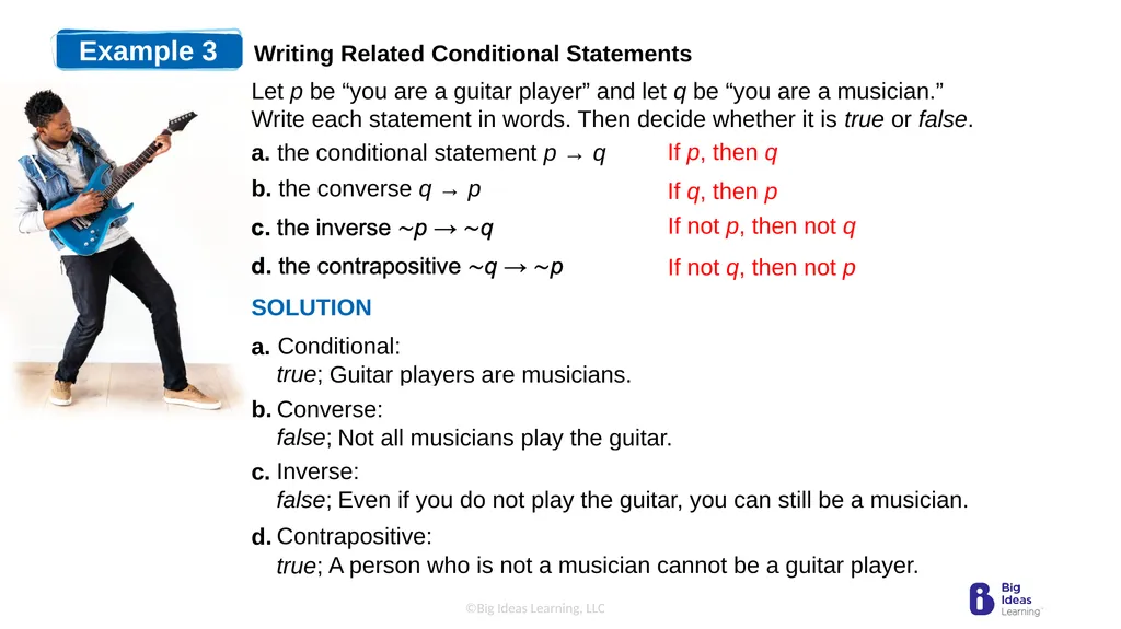 Lesson 2.1 Conditional Statements Learning Target: - slide 9 of 13