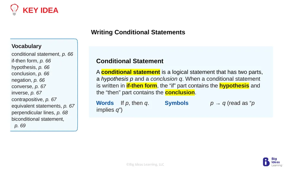 Lesson 2.1 Conditional Statements Learning Target: - slide 4 of 13