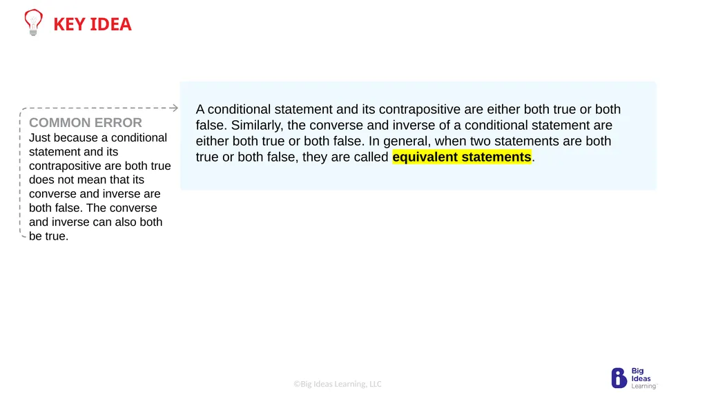 Lesson 2.1 Conditional Statements Learning Target: - slide 8 of 13