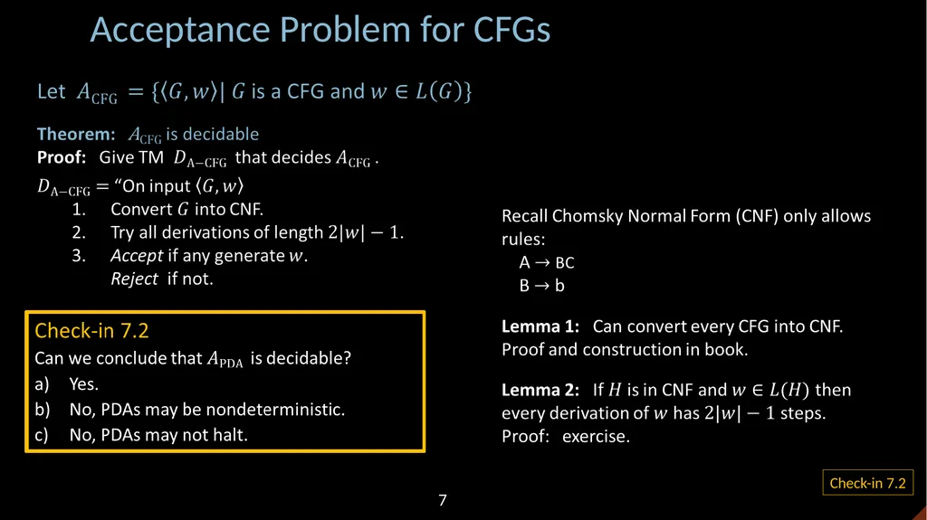 18.404/6.840 Lecture 7 Last time: - Equivalence of - slide 7 of 12