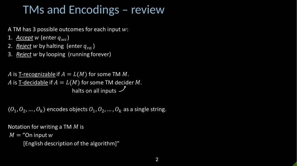 18.404/6.840 Lecture 7 Last time: - Equivalence of - slide 2 of 12
