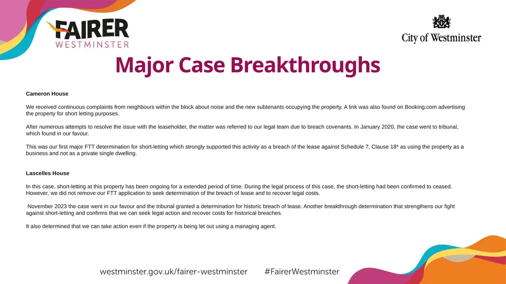 Tackling Short-lets in Leasehold Properties Short - slide 6 of 10