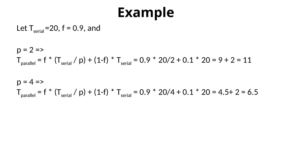 Performance Analysis Recap Concurrency, - slide 13 of 21