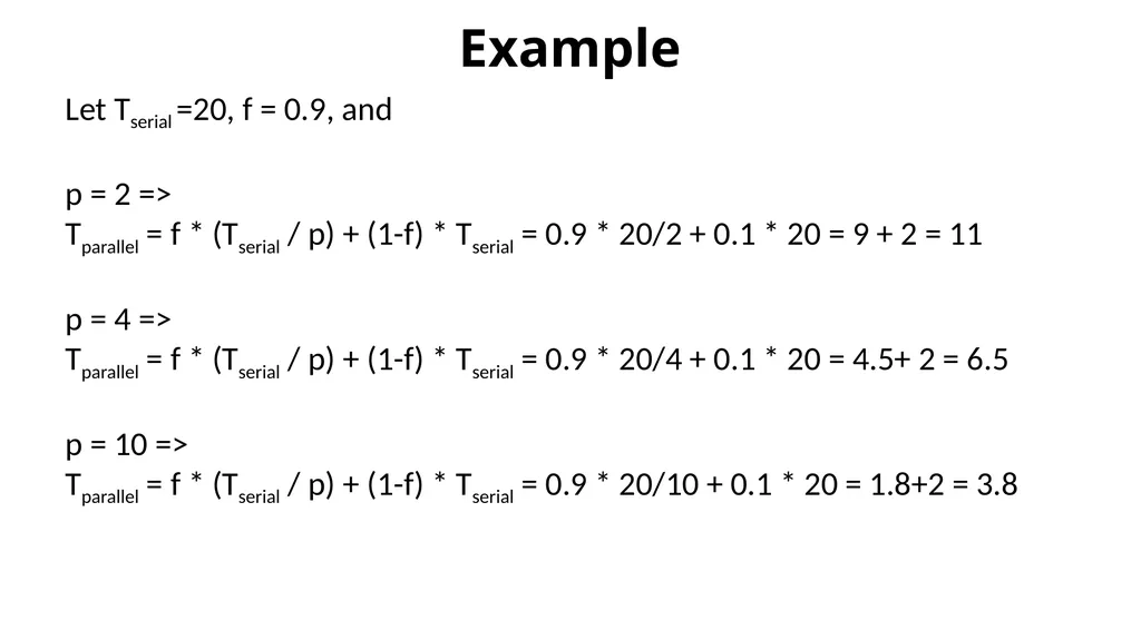Performance Analysis Recap Concurrency, - slide 14 of 21