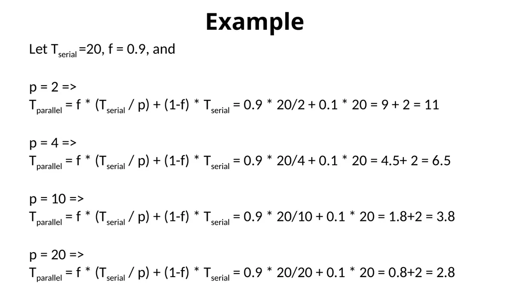Performance Analysis Recap Concurrency, - slide 15 of 21
