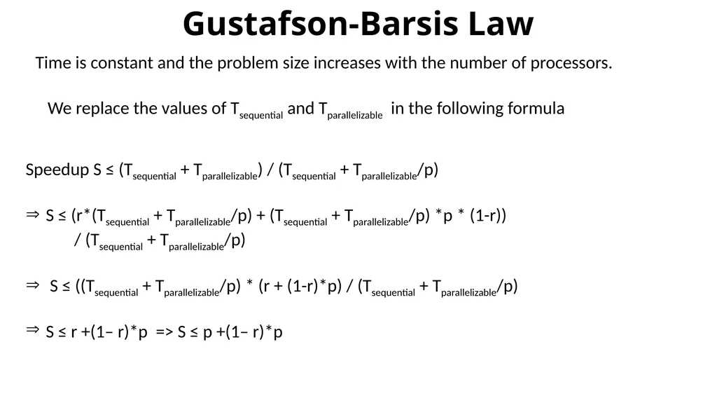 Performance Analysis Recap Concurrency, - slide 18 of 21