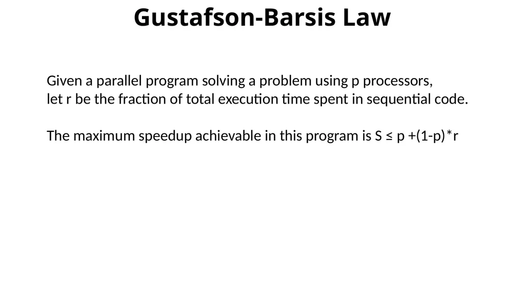 Performance Analysis Recap Concurrency, - slide 19 of 21