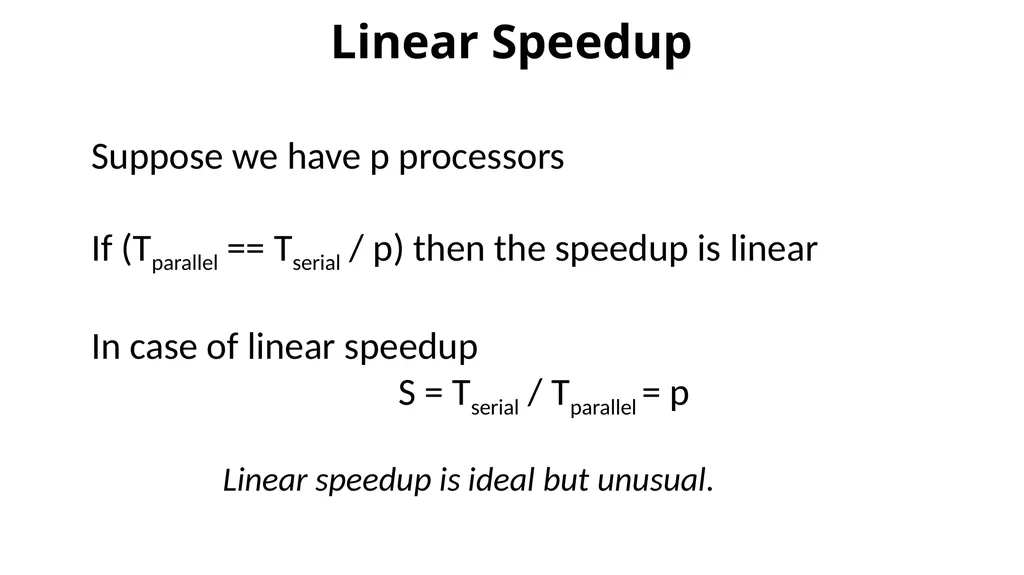Performance Analysis Recap Concurrency, - slide 6 of 21