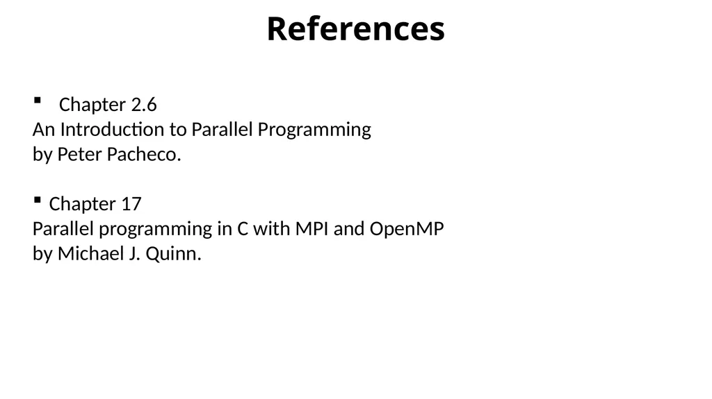 Performance Analysis Recap Concurrency, - slide 21 of 21