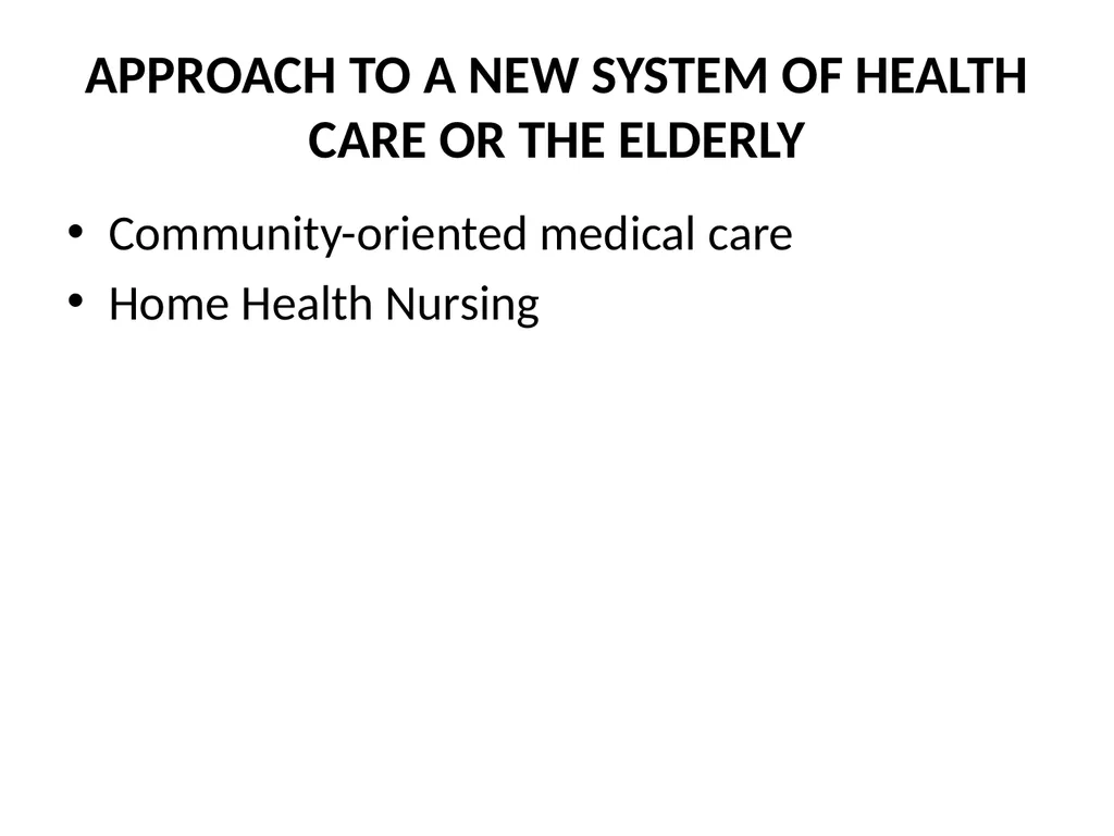 “The Need for Geriatric Nursing In the Coming - slide 20 of 23