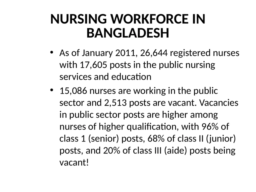 “The Need for Geriatric Nursing In the Coming - slide 13 of 23