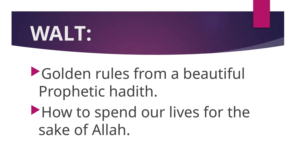 Bring Yourself to Account Hadith with its Arabic - slide 4 of 9