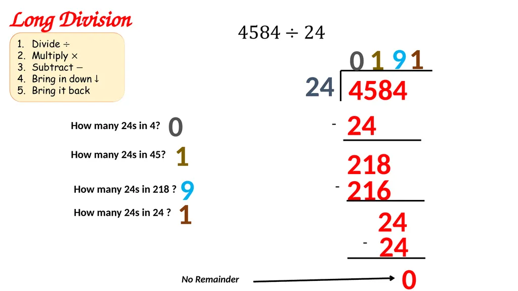 Algebra Fractions - Long Division Wednesday, - slide 10 of 22