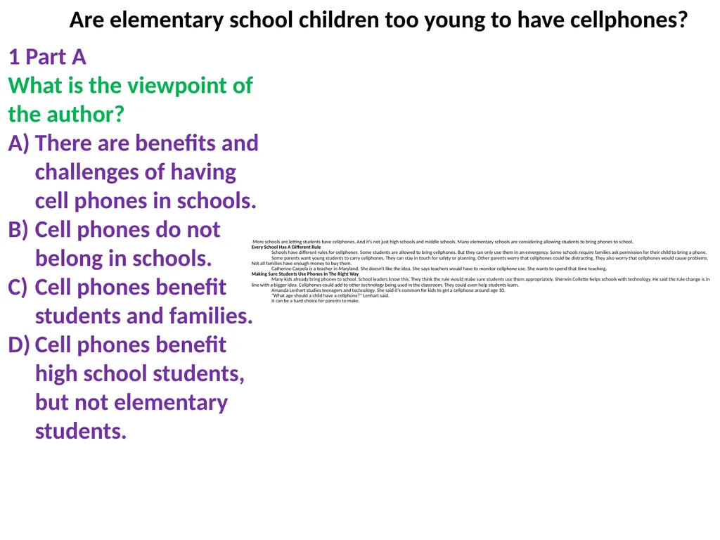 4th Grade Practice Objective: You will be able to - slide 9 of 18