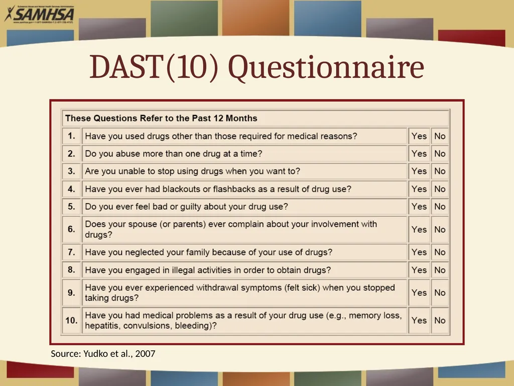 Screening Patients for Substance Use in Your - slide 28 of 35