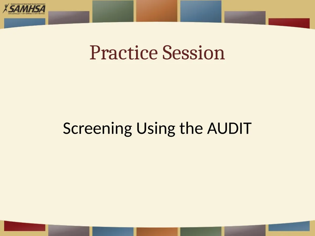 Screening Patients for Substance Use in Your - slide 23 of 35