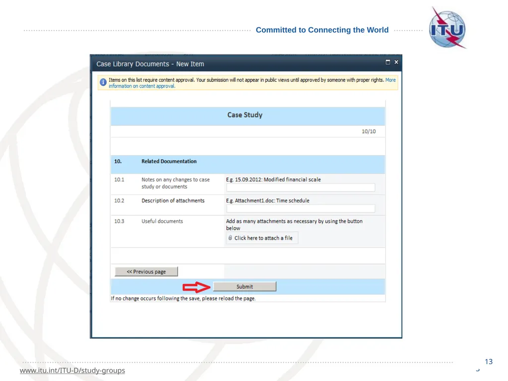 1 How to go about it… 2 The ITU-D Study - slide 13 of 19