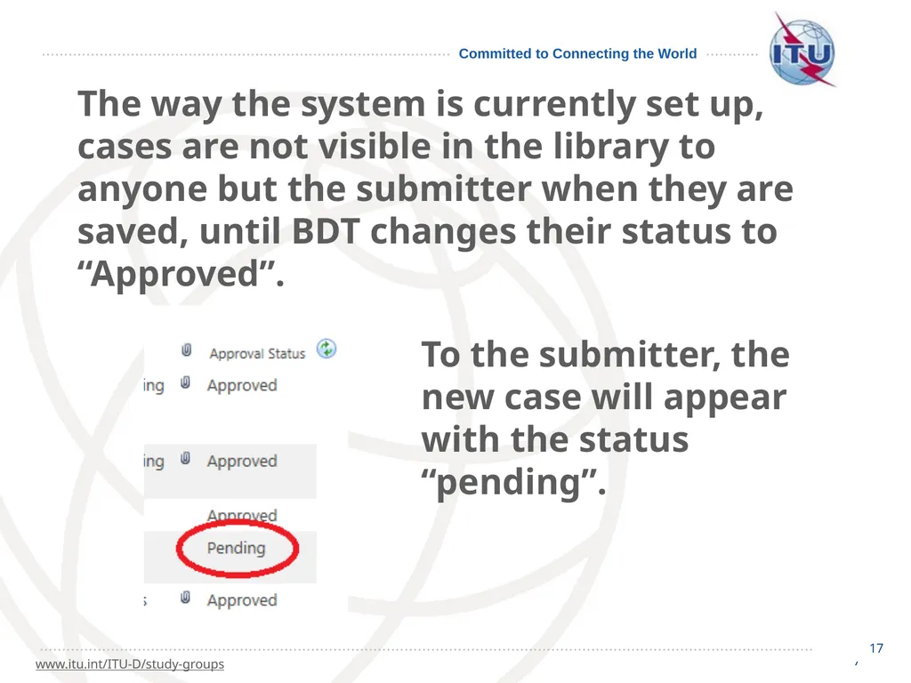 1 How to go about it… 2 The ITU-D Study - slide 17 of 19
