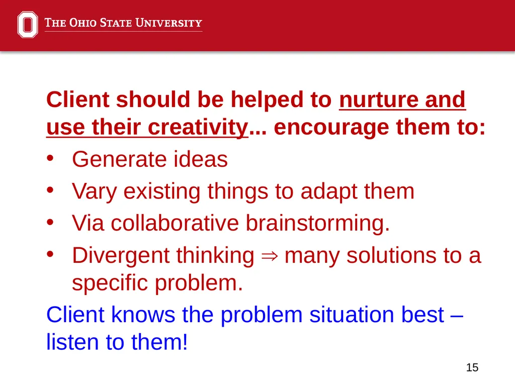 Anti-Poverty Technology: Egan, The Skilled Helper - slide 15 of 28