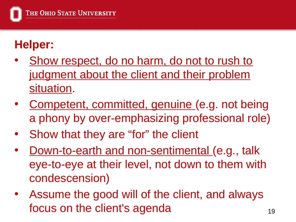 Anti-Poverty Technology: Egan, The Skilled Helper - slide 19 of 28