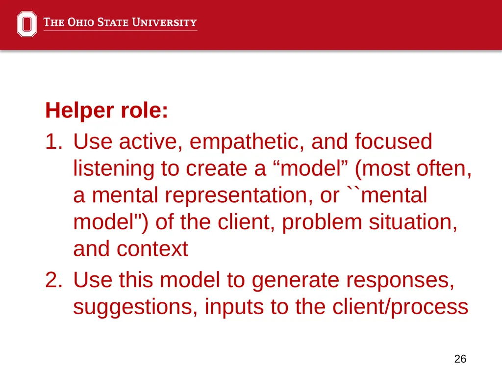 Anti-Poverty Technology: Egan, The Skilled Helper - slide 26 of 28
