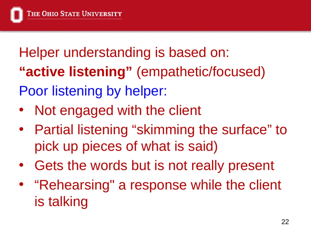 Anti-Poverty Technology: Egan, The Skilled Helper - slide 22 of 28