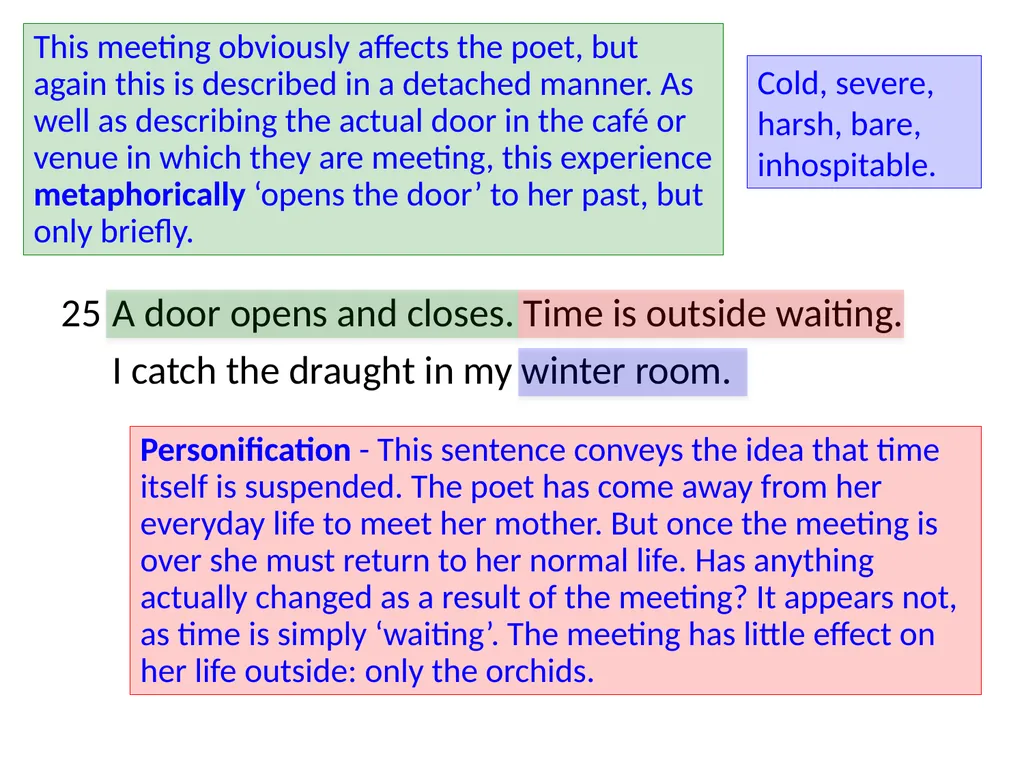 ‘Keeping Orchids’ Jackie Kay The persona – - slide 28 of 37