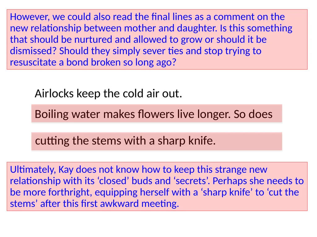 ‘Keeping Orchids’ Jackie Kay The persona – - slide 30 of 37