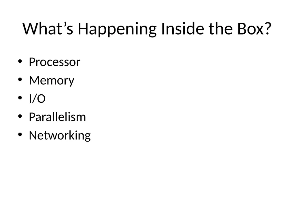 Computer Systems An Integrated Approach to - slide 20 of 24