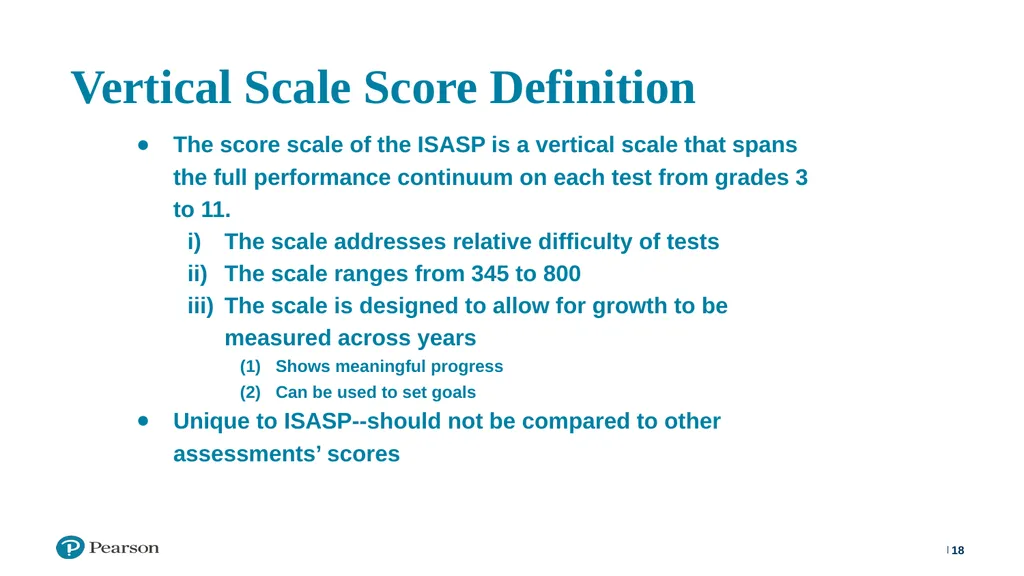 ISASP Training: Using and Interpreting Reports ‹#› - slide 18 of 30