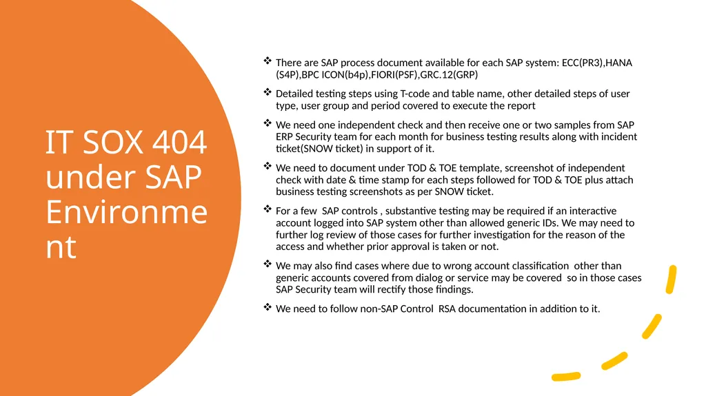 CONTROL TESTING :IT SOX 404 COMPLIANCE BY - slide 9 of 16