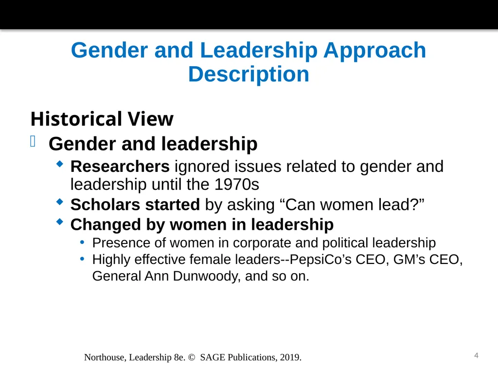 Gender and Leadership Chapter 15 Northouse, - slide 4 of 29