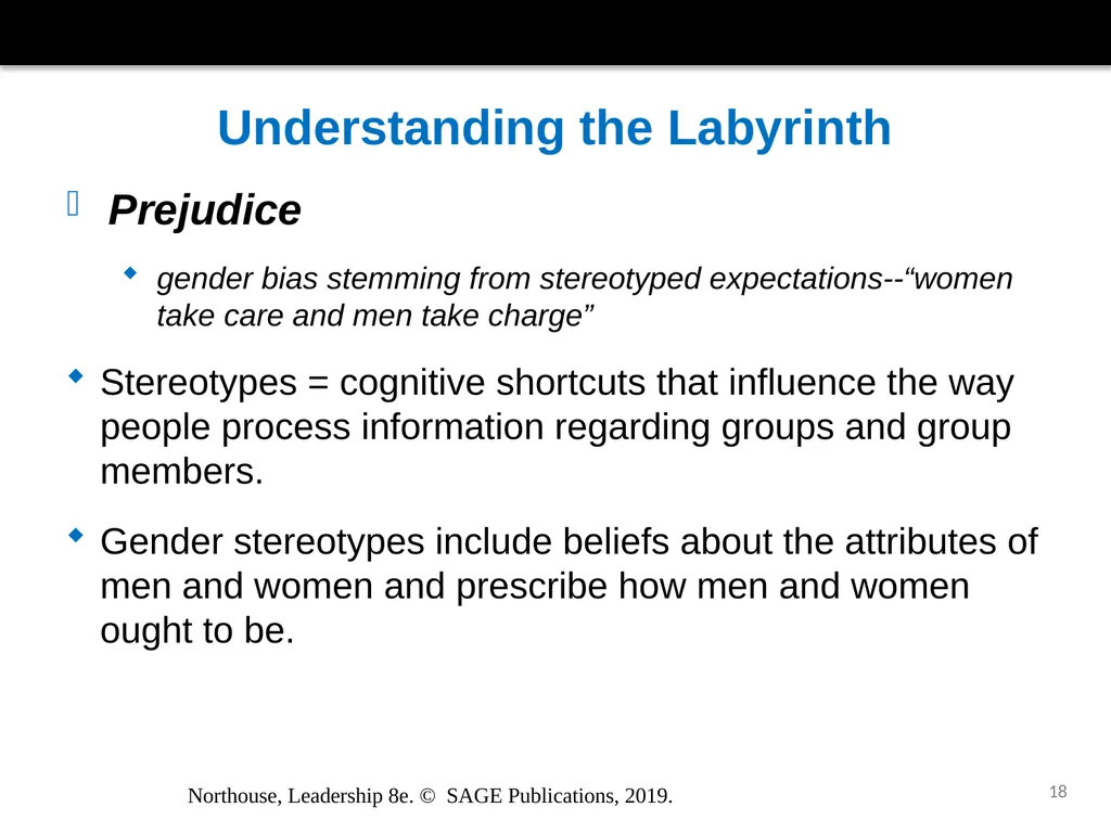Gender and Leadership Chapter 15 Northouse, - slide 18 of 29