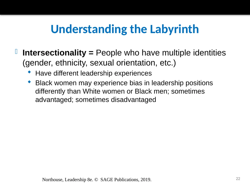 Gender and Leadership Chapter 15 Northouse, - slide 22 of 29