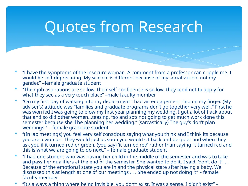 Addressing Gender Biases and Stereotypes in the - slide 7 of 15