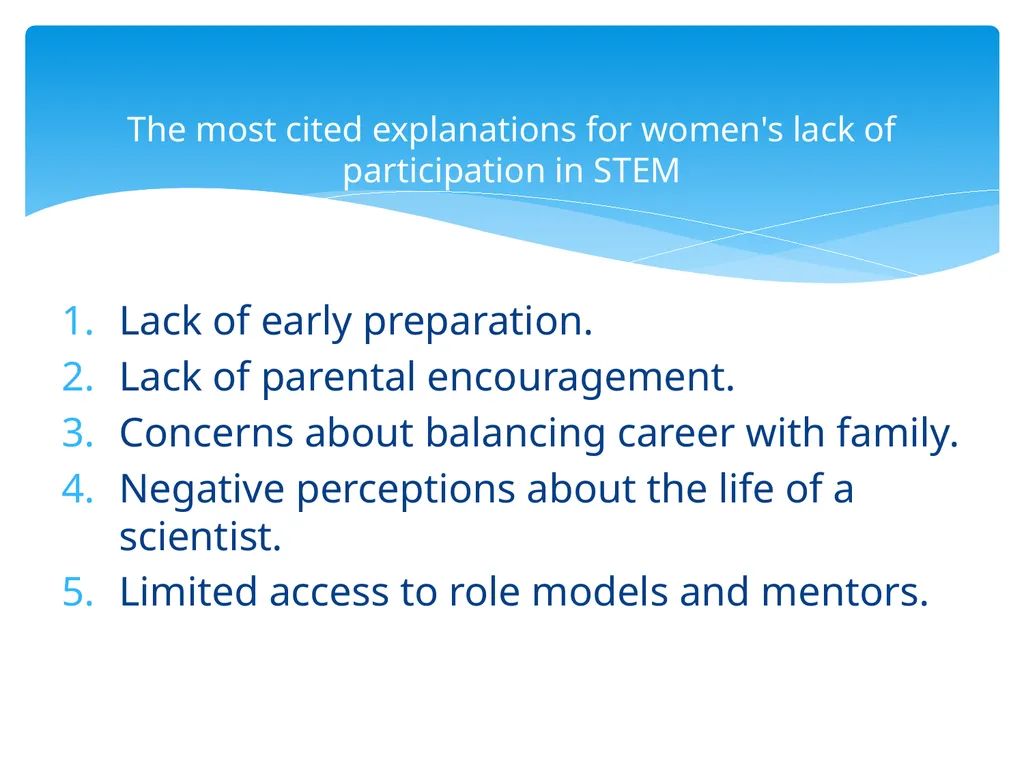 Addressing Gender Biases and Stereotypes in the - slide 5 of 15