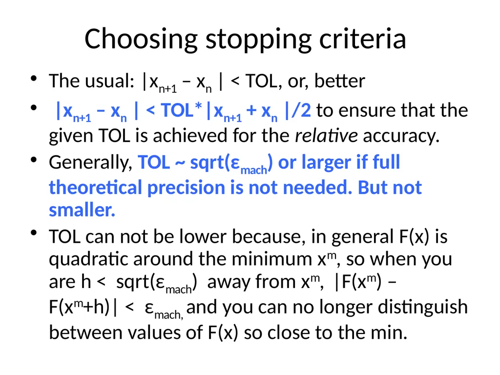 Minimization methods Minimization problems: from - slide 17 of 19