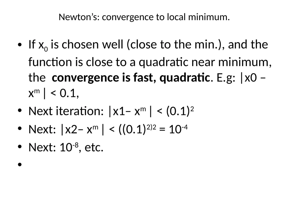 Minimization methods Minimization problems: from - slide 15 of 19