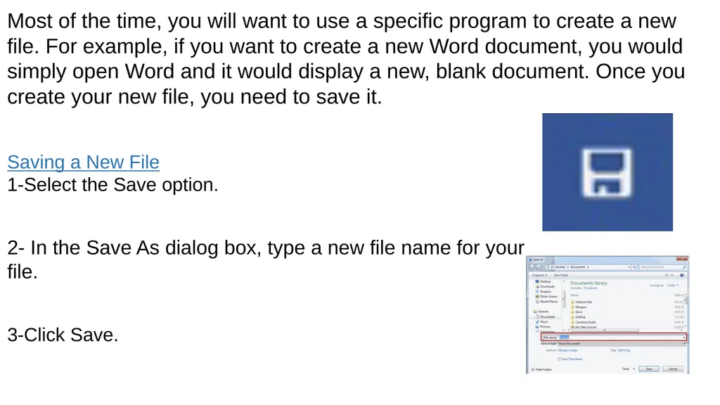 Computer Applications Lab A folder is a storage - slide 6 of 11