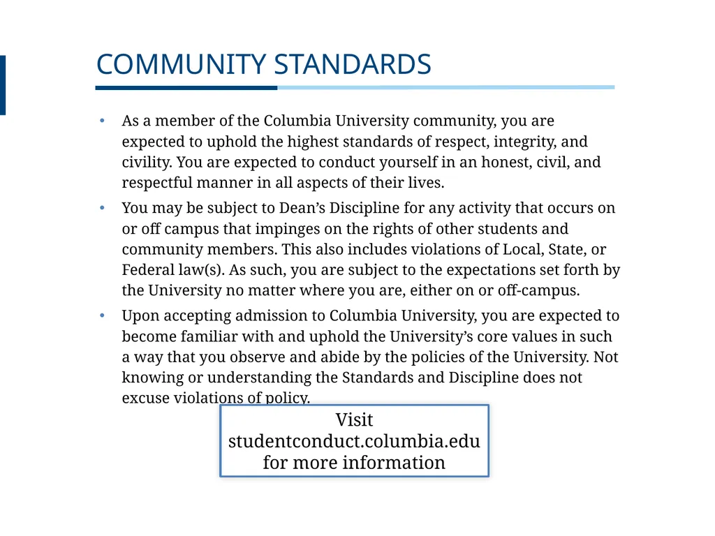UNDERGRADUATE TRAVEL POLICY Pre-Departure - slide 37 of 46