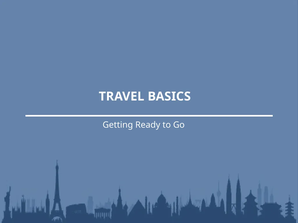 UNDERGRADUATE TRAVEL POLICY Pre-Departure - slide 18 of 46